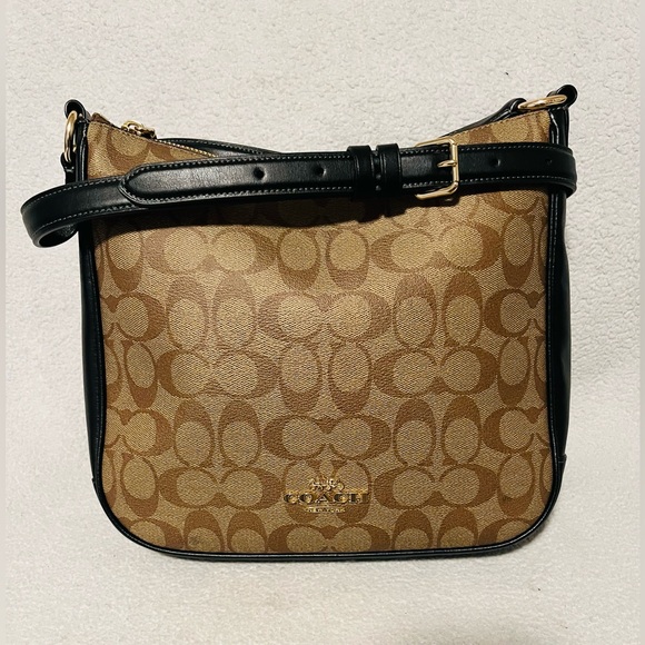 Coach Handbags - Coach Ellie File Signature Canvas Shoulder Bag